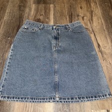 Tommy Hilfiger Vintage Blue Denim Skirt Women SEE PICTURES FOR MEASUREMENTS 57