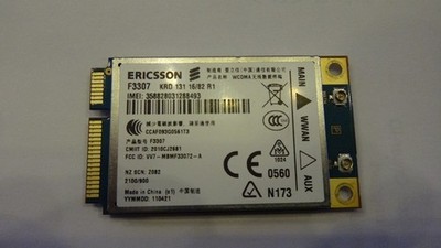 3G Modem Ericsson F3307 f. Acer TravelMate und ggf. andere Laptops mit Sim-Karte