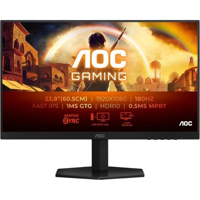AOC 24G42E Gaming-Monitor schwarz 23,8 Zoll, FHD, IPS-Panel, 180 Hz, 1ms, HDMI