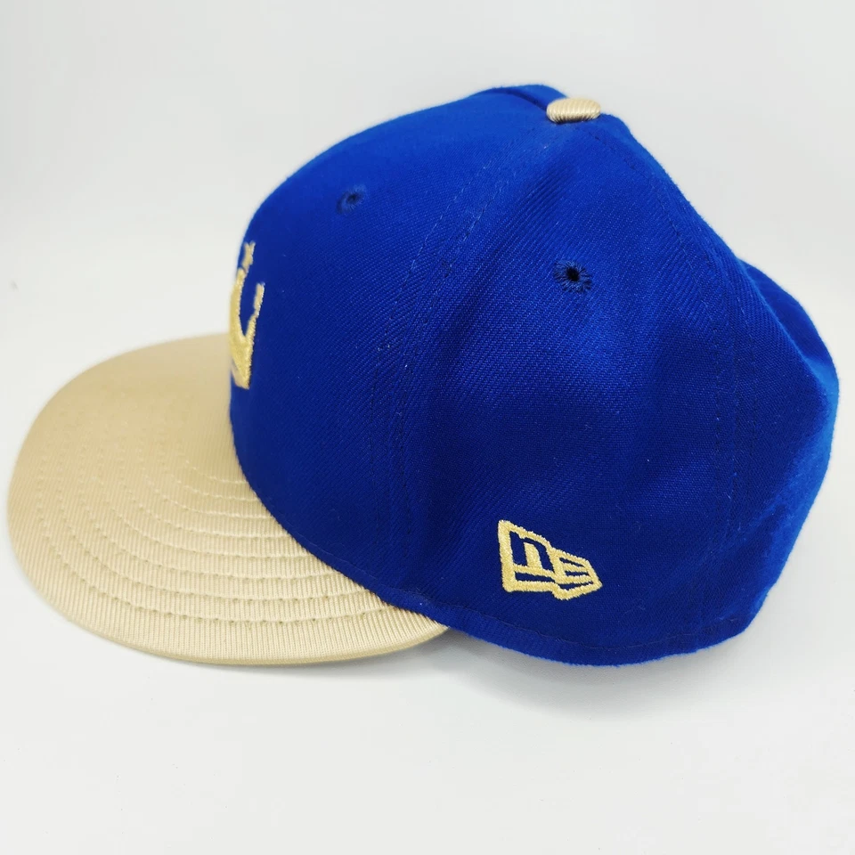 Kansas City Royals New Era Hat Cap 7 1/8 59Fifty fitted Blue MLB Baseball - Image 3 of 4