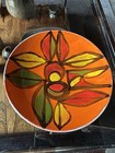 Vintage 1970s Poole Pottery Delphis Plate Shape 3 HL Monogram