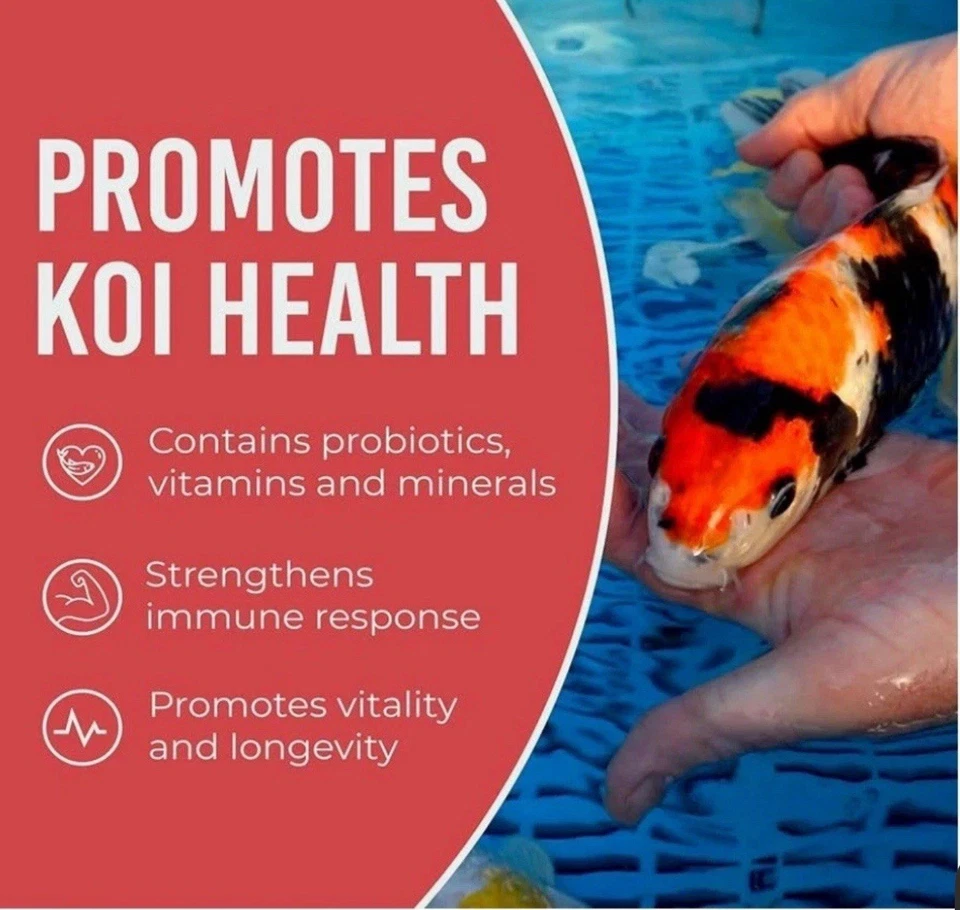 Blue Ridge Koi Fish Food 14 libras - Koi Food 3/16” Platinum Pro Formula Foto 4 de 4