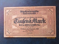 1000 Mark - Stuttgart - LBN Württemberg - Grabowski : WTB 12 a
