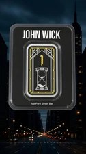 John Wick Rules of Engagement # 1 - The HourGlass  1 oz .999 Silver ONLY 750