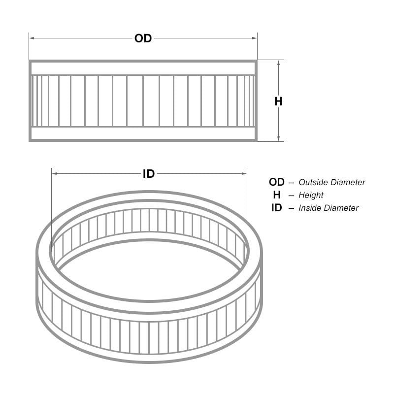 Magnum Flow Racing Pro Guard 7 Round Tan Air Filter w Expended Metal 12 ...