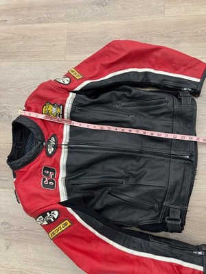Nicky Hayden Joe Rocket #69 Leather Motorcycle Jacket Size 44