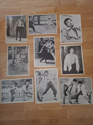 Bruce Lee 9 Karten Aus Heften, Siehe Fotos