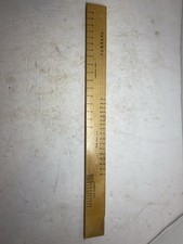 Vintage Wood Shoe Sizer Measurement Ruler Italy