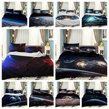 3D Space Planet Alien Light Background Quilt Cover Duvet Cover Comforter set