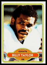 1980 Topps #309 Billy Taylor - POOR