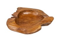 Dekoschale Teakholz B: 50 Cm Unikat Handarbeit FüR Obst SchlüSsel Deko Schale