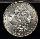 Bu Unc 1878 S Morgan Silver Dollar Us Coin San Francisco Mint