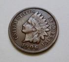 1906 Indian Head Penny with Very Fine Details