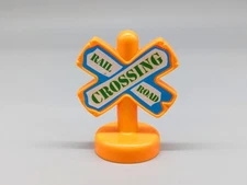 Vtech 2005 Smartville Alphabet Train Replacement Railroad Crossing Sign Only