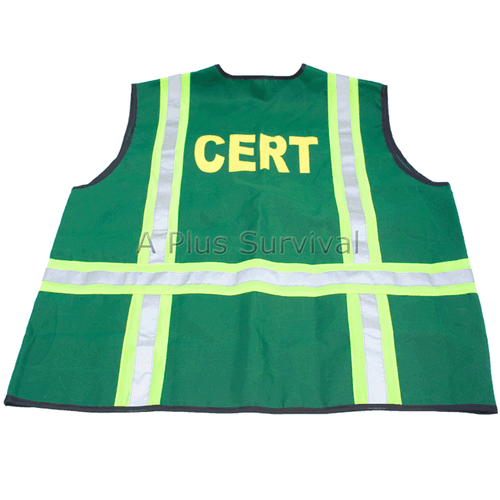 CERT Deluxe Vest with 6 Pockets & Reflective Striping - Picture 2 of 2