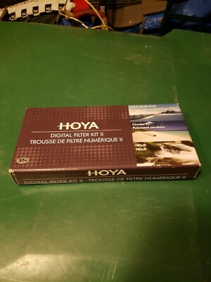 Hoya 37mm Digital Filter Kit II - Slim UV, Cir-PL, ND8 Filters & Case HK-DG37-II