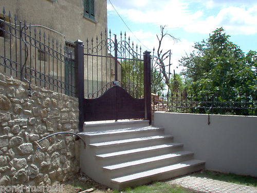 CANCELLO PEDONALE Ferro Battuto . Cod . 083 . Detrazioni 50% - Foto 11 di 11