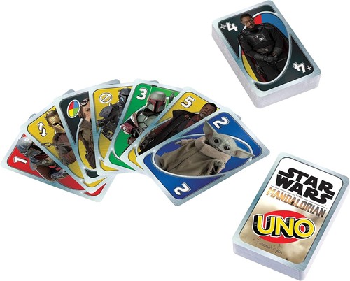 UNO Gioco di Carte Gioco da Tavolo Gioco di Società EdizioneThe Mandalorian - Foto 22 di 24