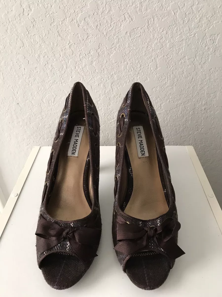Steve madden plaid shoes sale