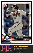 2018 Bowman #BP9 Alex Jackson Atlanta Braves  Buy 4 - 35% Off
