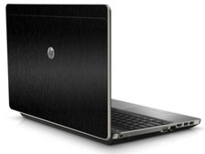 BLACK BRUSHED Vinyl Lid Skin Cover Decal fits HP ProBook 4530S 4535S Laptop