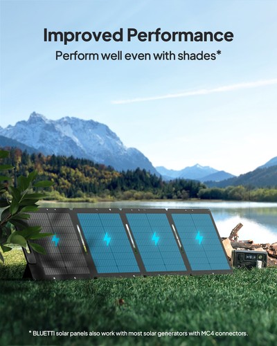 BLUETTI SP120L 120W Foldable Solar Panel Mono Charger for EB3A AC70 AC50B AC180 - Picture 2 of 9