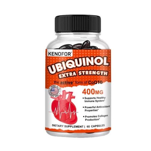 Ubichinolo 400 mg softgels massima resistenza (coenzima Q10) - vegano - Foto 10 di 11