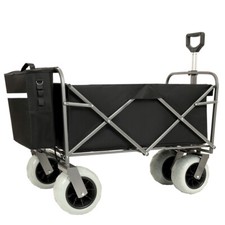 Beach Wagon w Big Wheels for Sand 500lbs All Terrain Steel Frame Utility Cart