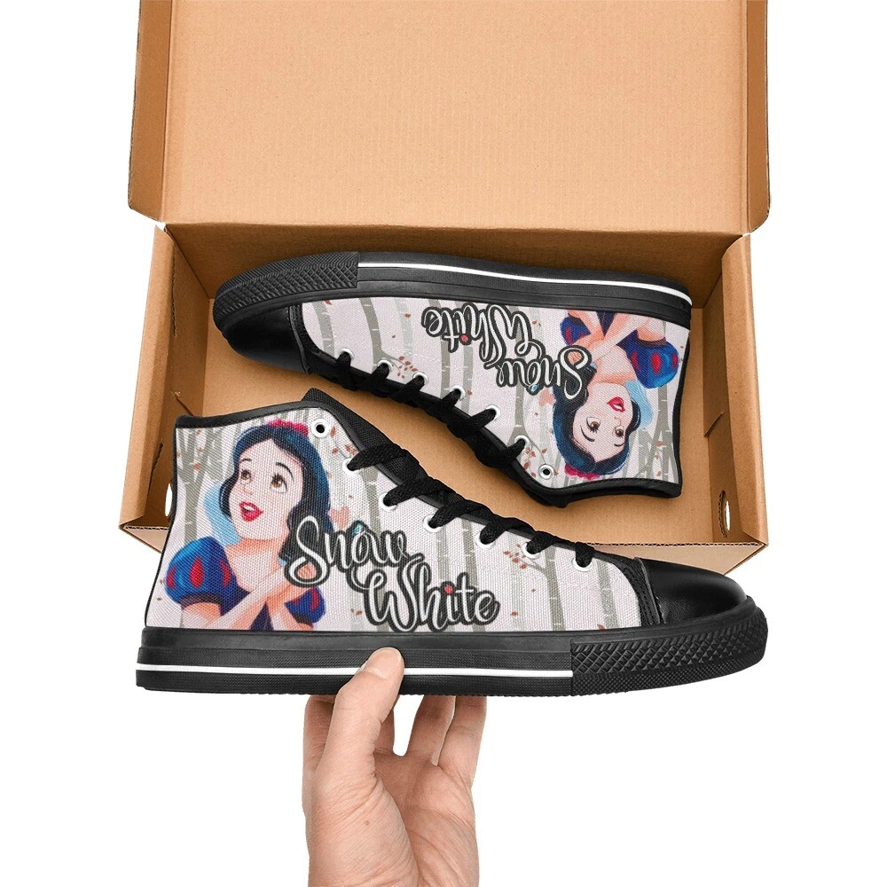 Snow White High Top Shoes Sneakers