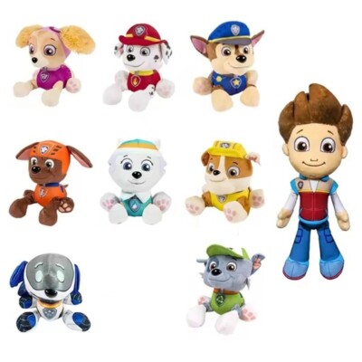 Paw Patrol Ryder Plüschpuppe Figur 10 Zoll Junge Stofftier Plüsch Nickelodeon Weihnachtsgeschenk