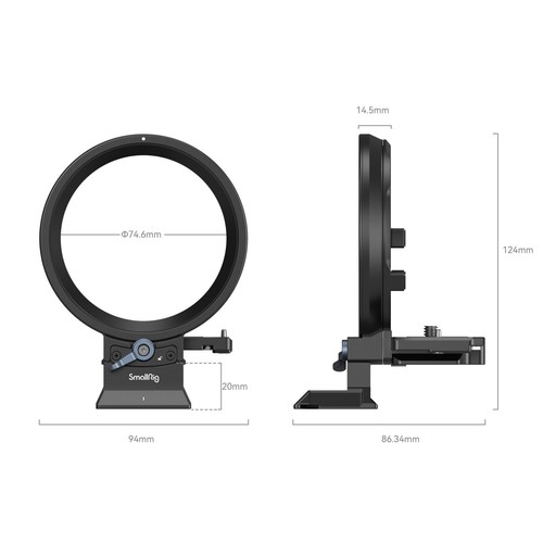 Kit de plaque de montage d'appareil photo rotatif SmallRig R5 pour Canon EOS R5/R5C/R6/R6 Mark II - Photo 14/16