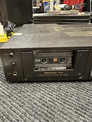 Technics M75 カセットデッキ Technics M-75 Stereo Cassette Deck Quartz-Locked Direct-Drive RS