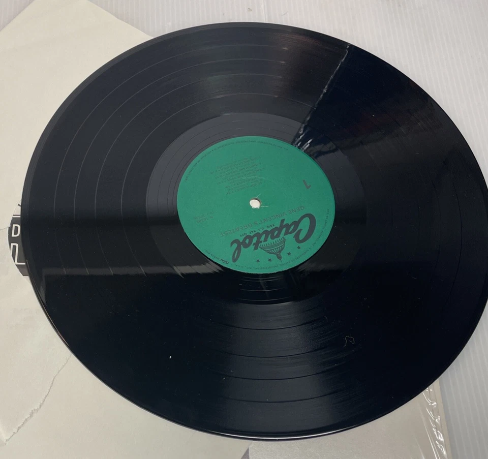 Gene Vincent & His Blue Caps Lp Greatest Hits The Bop That Just Wont Stop Shrink Foto 4 de 4