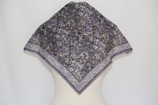 Authentic LIBERTY hand rolled cotton scarf bandanna neckerchief vintage Floral