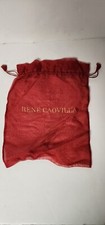 Rene Caovilla Dust Bag Red Storage Bag 13" X 10" inches With Drawstring