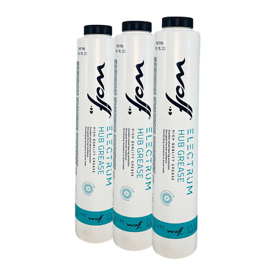 WOLF Electrum HUB Grease Lithium Schmierfett für Radlager ISO 12924, 3x400 ml
