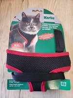 Katzengarnitur,Geschirr & Leine, Rot,Freilauf Set,Karlie,Katze,Mesh,Neu, 🐈‍⬛🐈