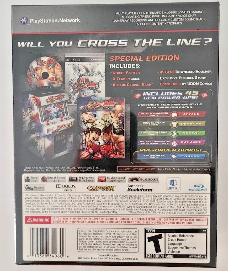 Street Fighter X Tekken: Special Edition PS3 Brand New Game (Multiplayer, 2012) - Image 4 of 4