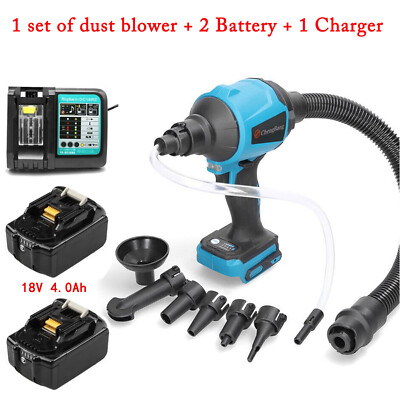 Cordless Air Duster Dust Blower Inflator Vacuum Cleaner For Makita