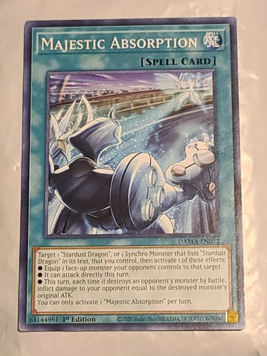 Majestic Absorption DAMA-EN052 NM Yu-Gi-Oh 1st edition | eBay