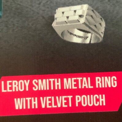 Tekken 8 - Leroy Smith Collectors Edition Metal Ring & Velvet Pouch, Brand New