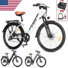 26" Ebike 36V Electric Bike Bicycle 25Mph 500W Commuter Tire Mountain Adults