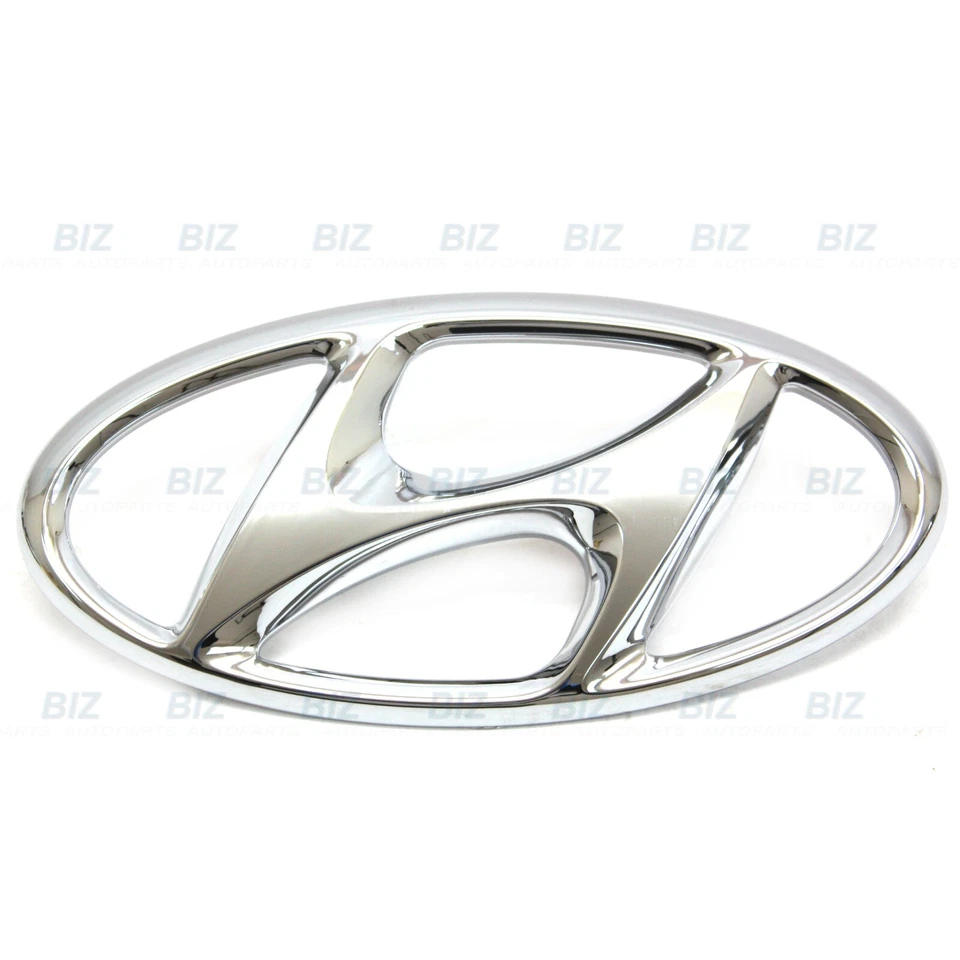 Genuine Front Grille "H" Emblem for 2017 2018 Hyundai Elantra Sedan 86320-F2100 - Image 2 of 4