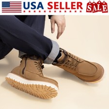 Men's Chukka Boots Comfortable Lightweight Winter Warm Casual Shoes US Size 8-13