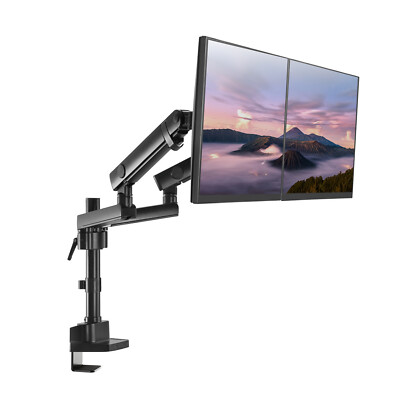 2-fach Monitor Tischhalterung Universal Full Motion Homeoffice Halterung 17-32''