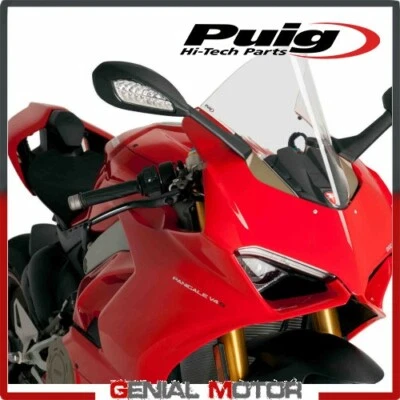 PARE-BRISE PUIG TRANSPARENT 9690W DUCATI PANIGALE V4 1100 2018 / 2019 - Photo 1/2