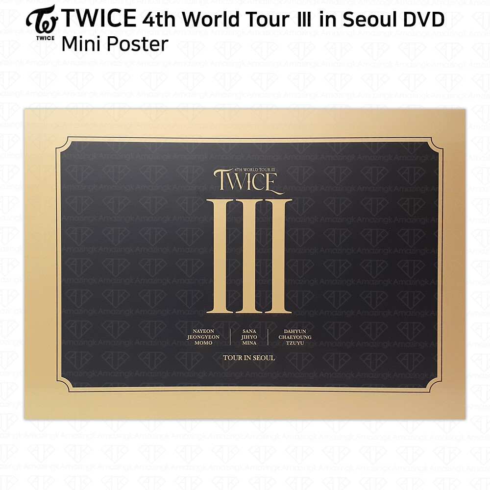 TWICE 4th World Tour III in Seoul DVD Official Photocard Polaroid