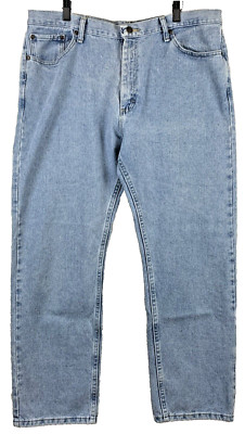 WRANGLER Jeans Mens 38 x 30 Medium Light Dadcore Normcore Classic Style Everyday