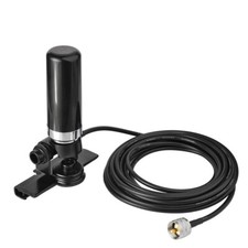 Dual Band 5M Cable Car Antenna Mount Bracket For Mobile Radio Car Clip Trunk Lid