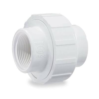 Thrifco 8114990 1-1/4 Inch Threaded x Threaded PVC Union SCH 40